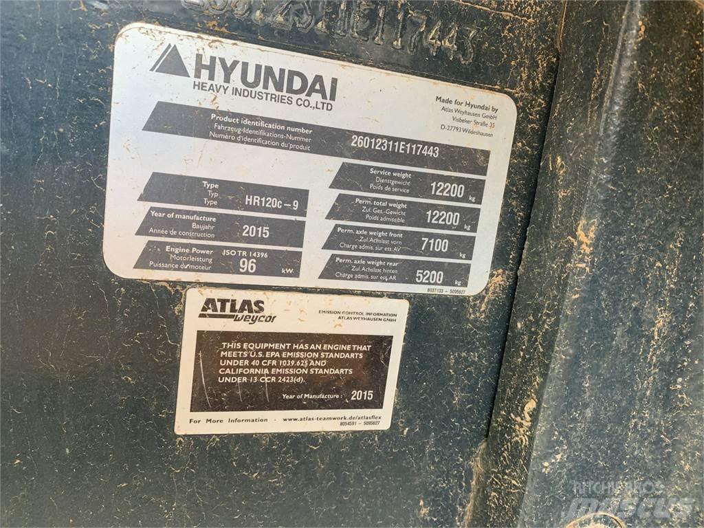Hyundai HR120C-9 Rodillos de doble tambor