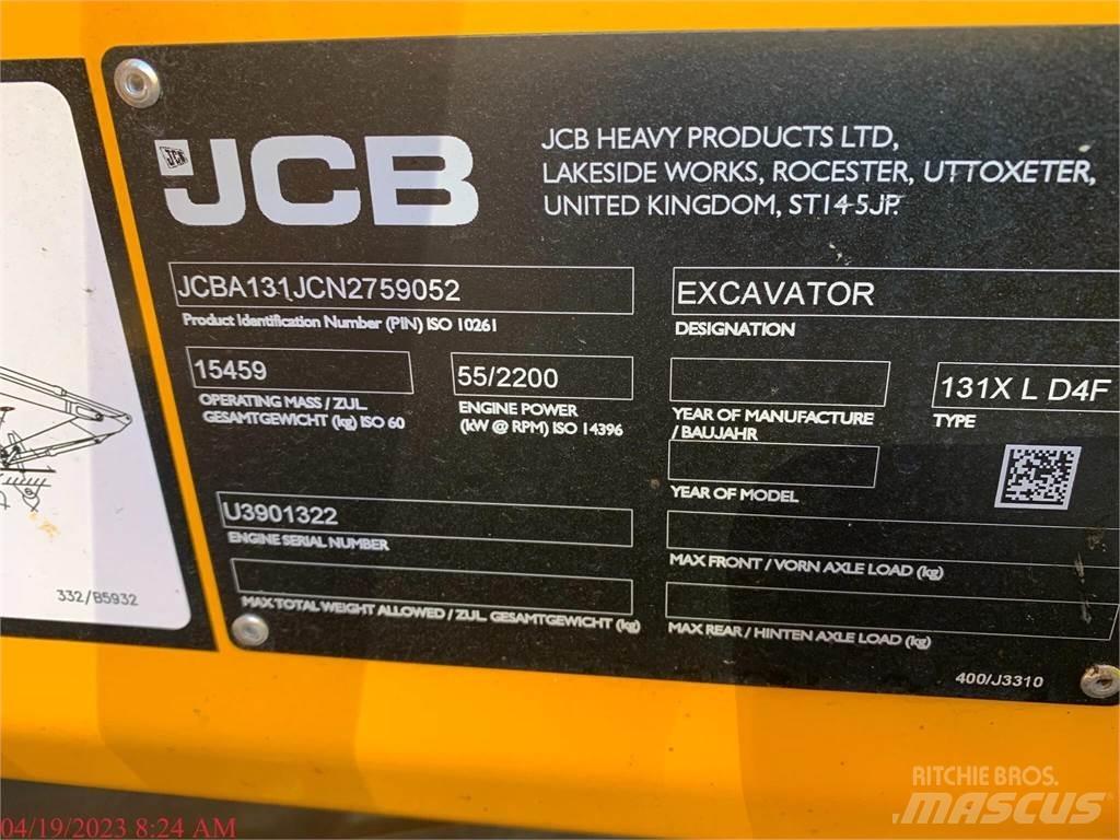 JCB 131X LC Excavadoras de cadenas