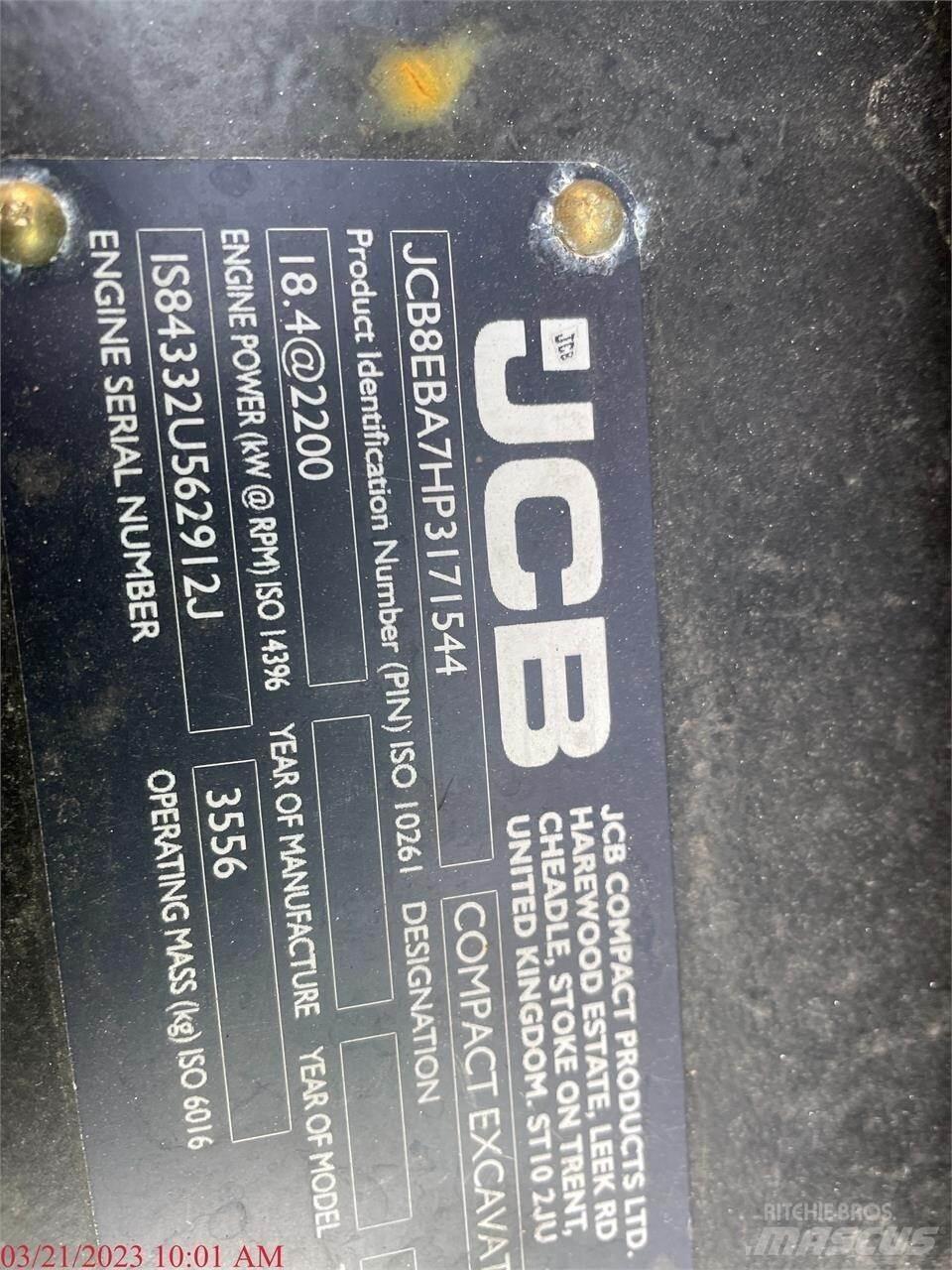 JCB 35Z-1 Mini excavadoras < 7t