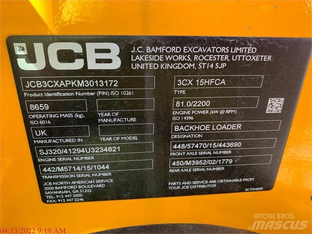 JCB 3CX15 SUPER Retrocargadoras
