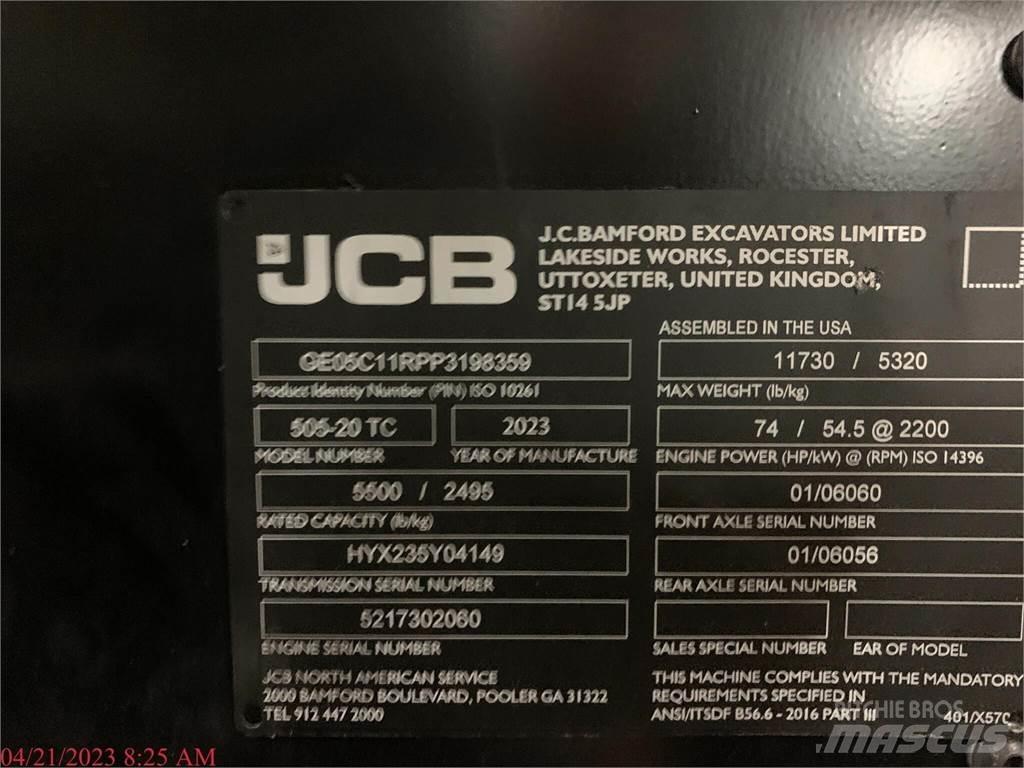 JCB 505-20TC Carretillas telescópicas