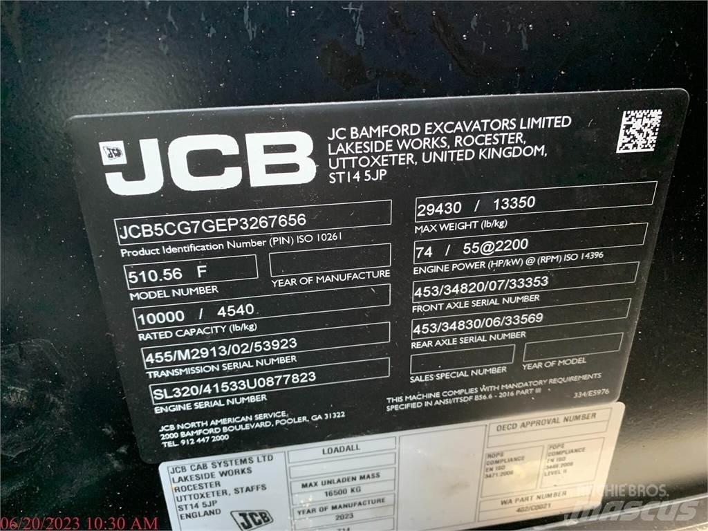 JCB 510-56 Carretillas telescópicas