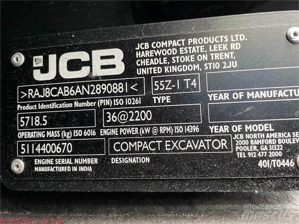 JCB 55Z-1 Mini excavadoras < 7t