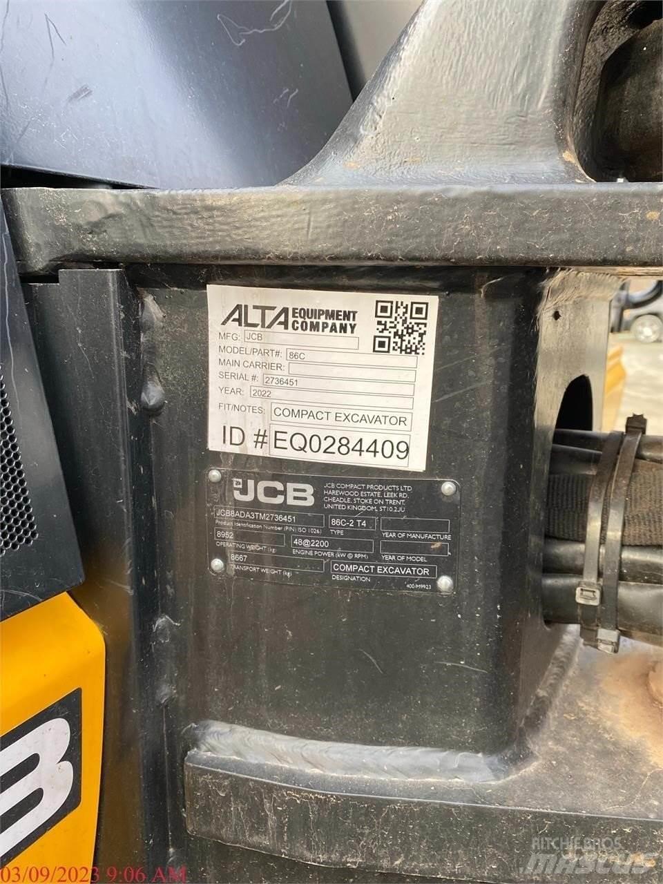 JCB 86C-2 Excavadoras de cadenas
