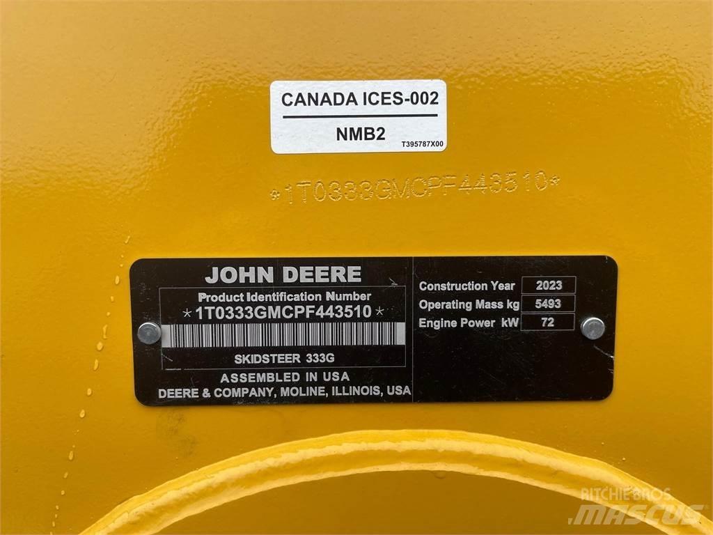 John Deere 333G Minicargadoras