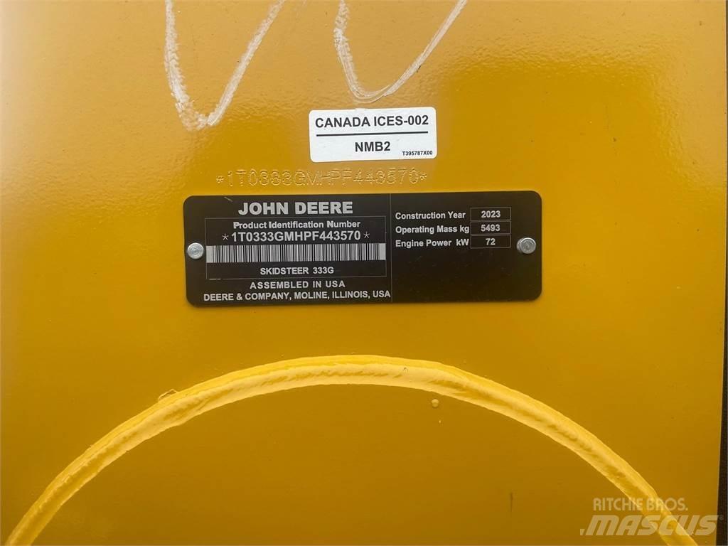 John Deere 333G Minicargadoras