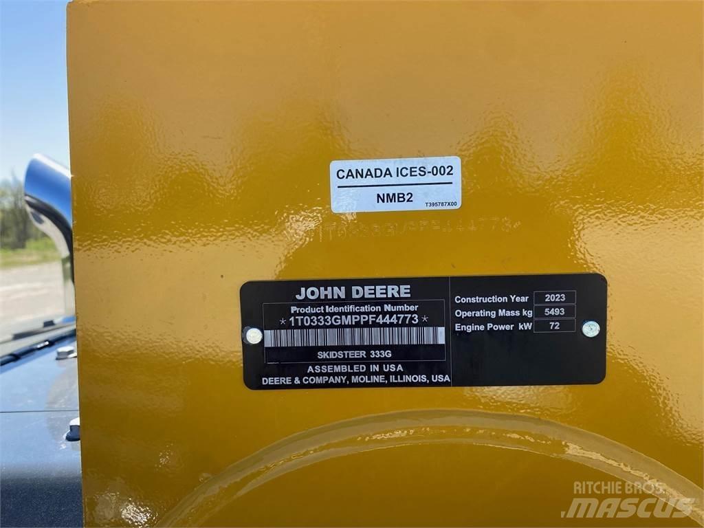 John Deere 333G Minicargadoras