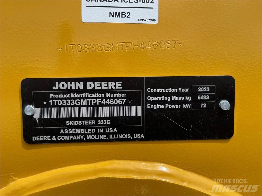 John Deere 333G Minicargadoras