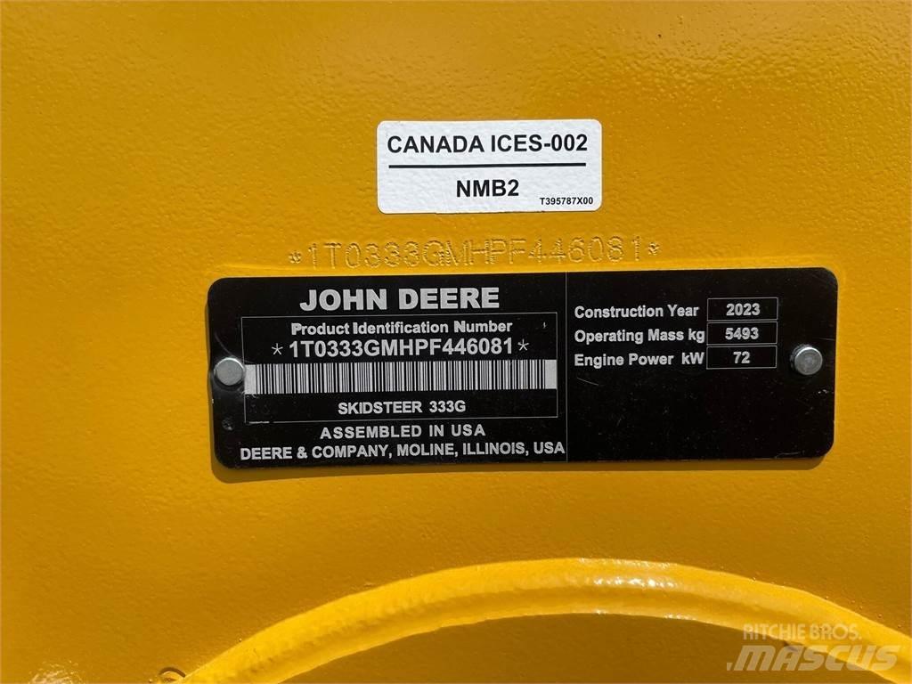 John Deere 333G Minicargadoras