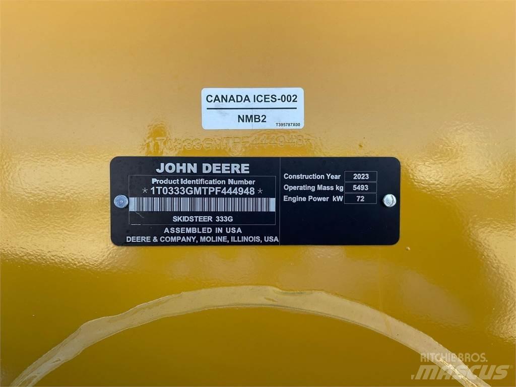 John Deere 333G Minicargadoras