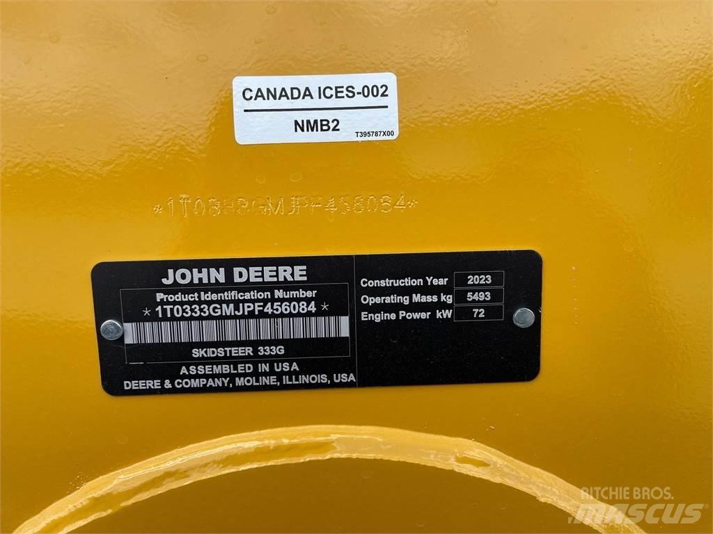 John Deere 333G Minicargadoras