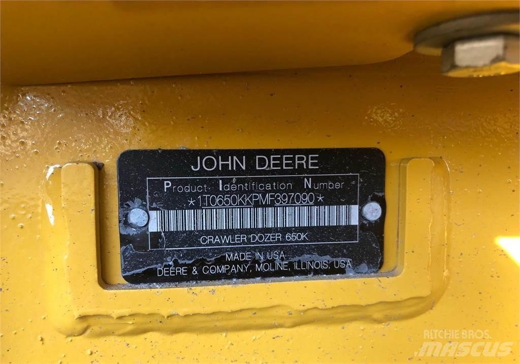 John Deere 650K LGP Buldozer sobre oruga