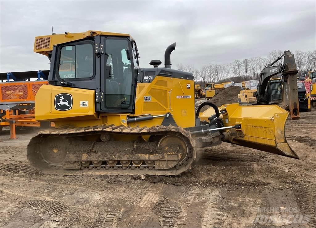 John Deere 650K LGP Buldozer sobre oruga