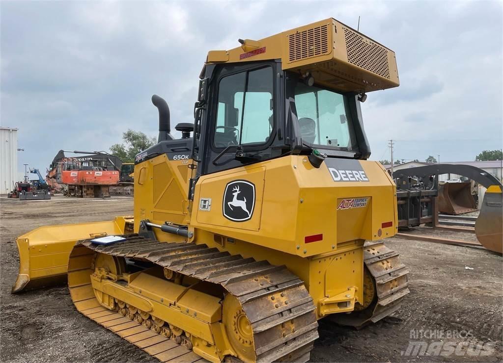 John Deere 650K LGP Buldozer sobre oruga