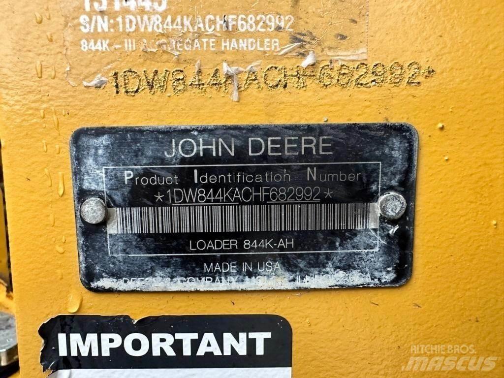 John Deere 844KIII Cargadoras sobre ruedas