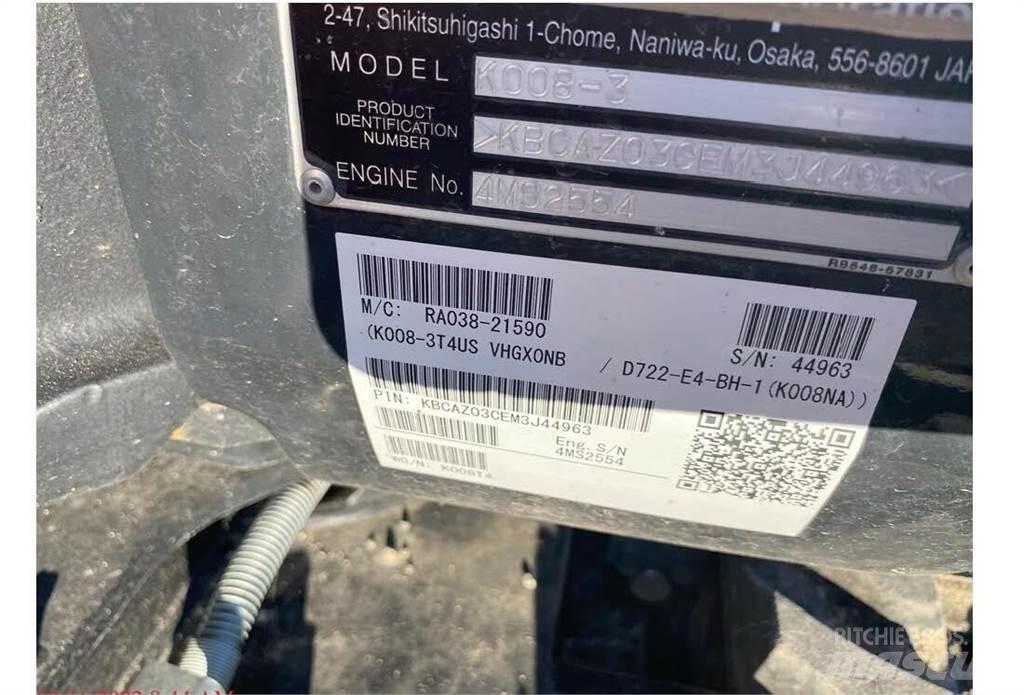 Kubota K008 Mini excavadoras < 7t