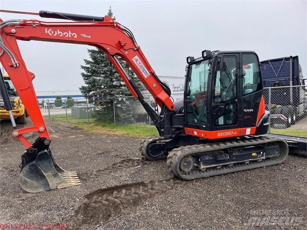 Kubota KX080-4 Excavadoras de cadenas