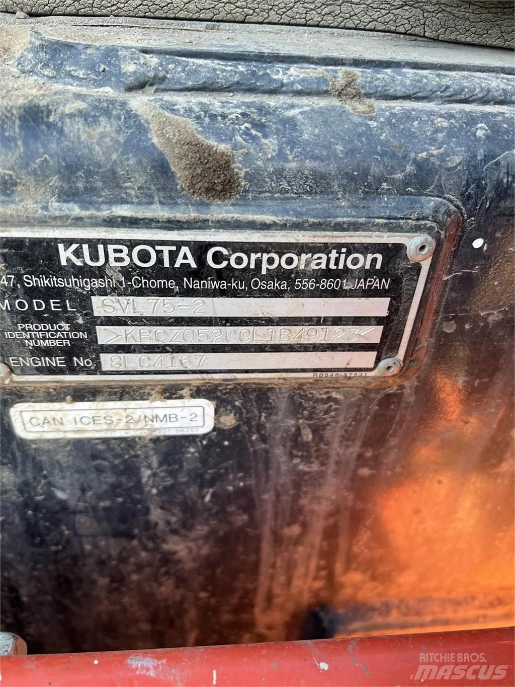 Kubota SVL75-2 Minicargadoras