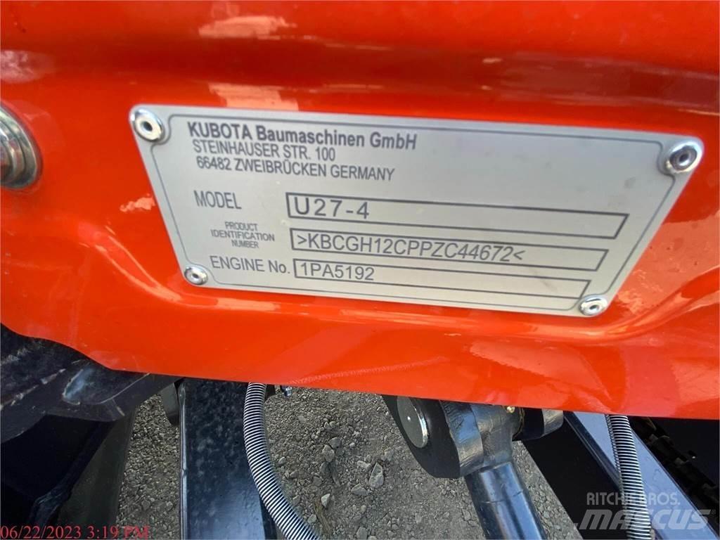 Kubota U27-4 Mini excavadoras < 7t
