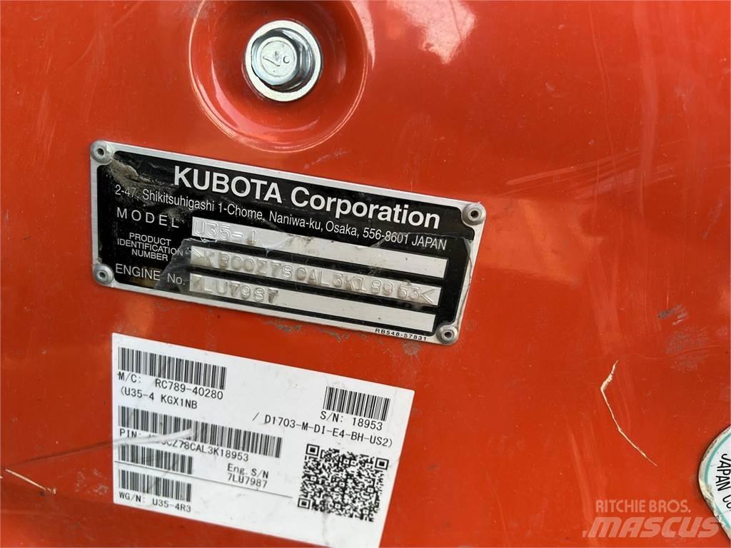 Kubota U35-4 Mini excavadoras < 7t