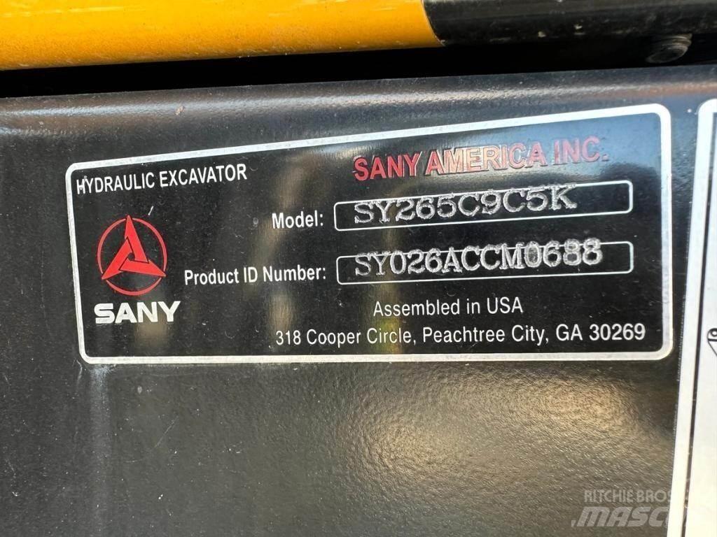 Sany SY265C LC Excavadoras de cadenas