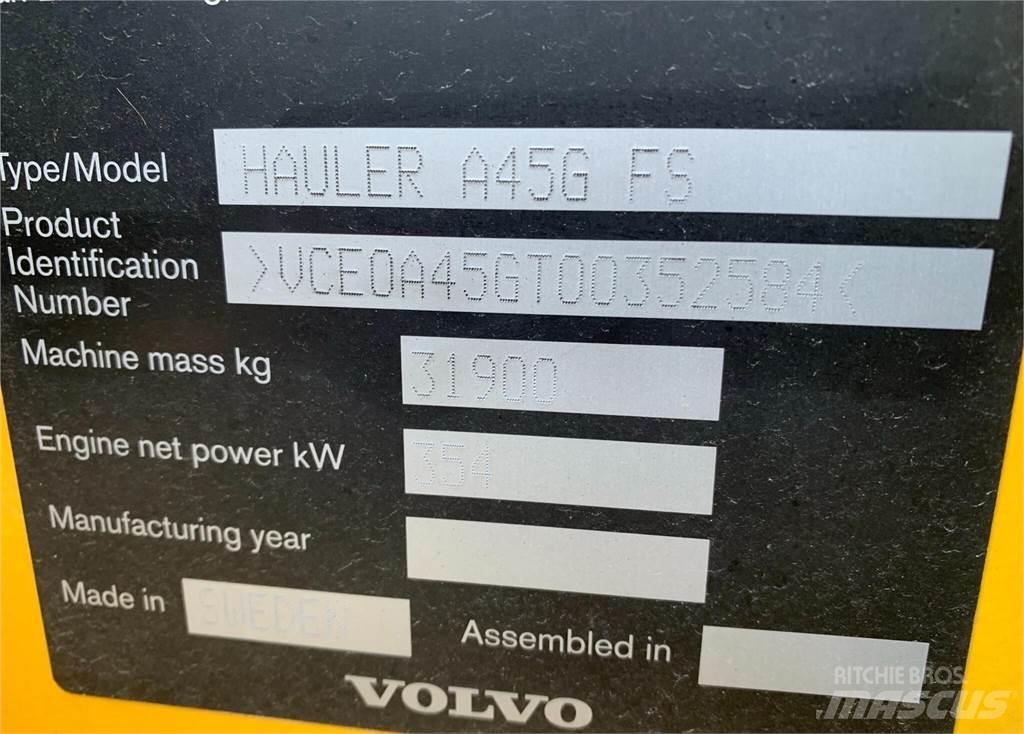 Volvo A45G FS Dúmpers articulados
