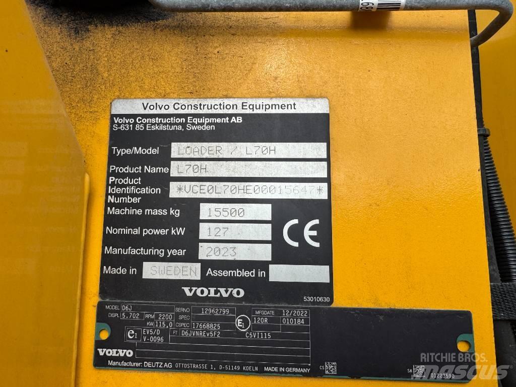 Volvo L 70 H Cargadoras sobre ruedas