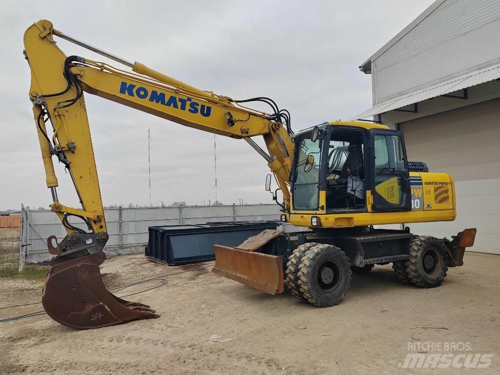 Komatsu PW 180-7EO Excavadoras de ruedas