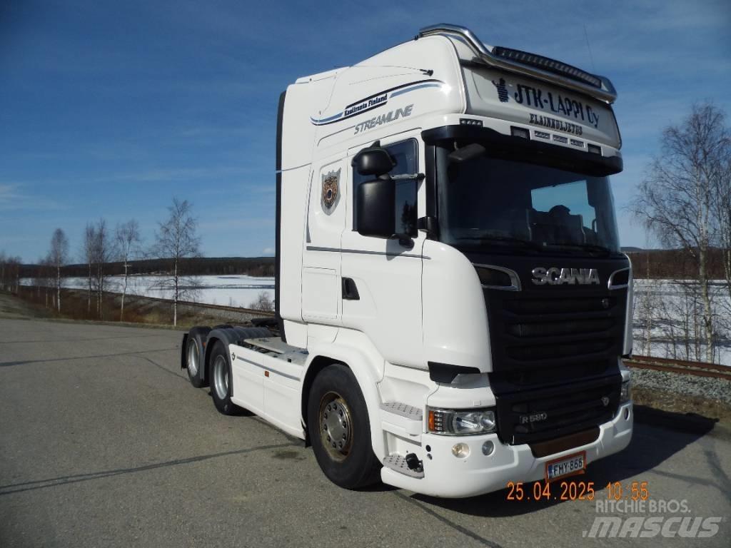 Scania R 580   MYYTY! Cabezas tractoras