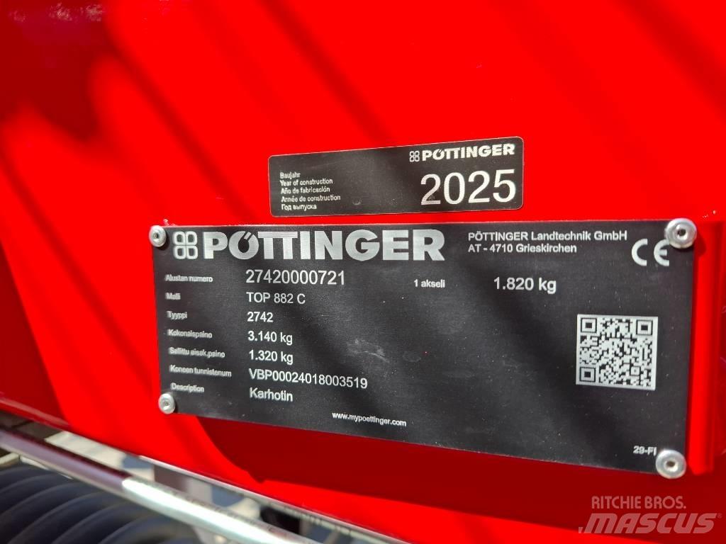 Pöttinger TOP 882C Segadoras hileradoras