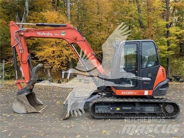 Kubota KX080-4 Excavadoras de cadenas