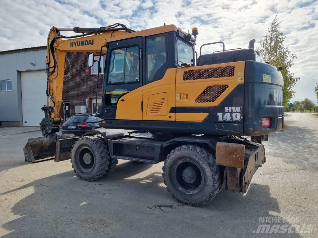 Hyundai HW 140 Excavadoras de ruedas