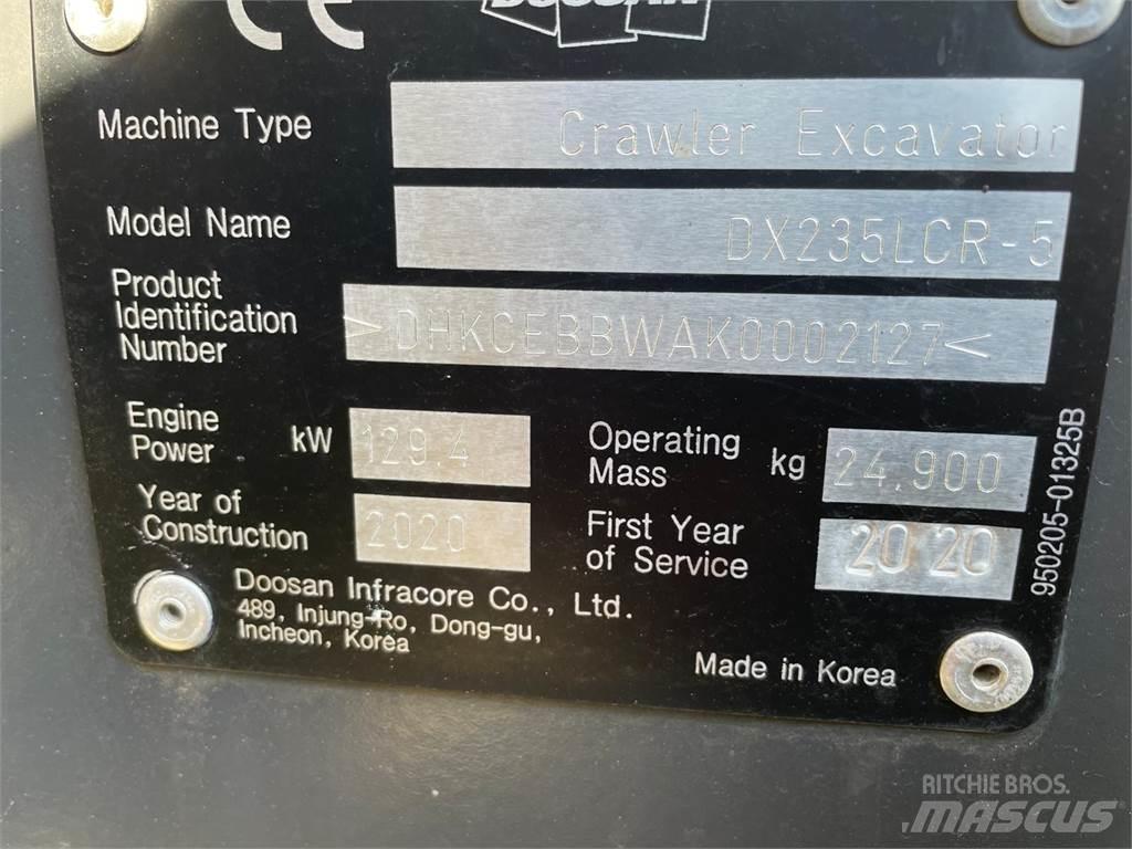 Doosan DX235 LRC Excavadoras de cadenas