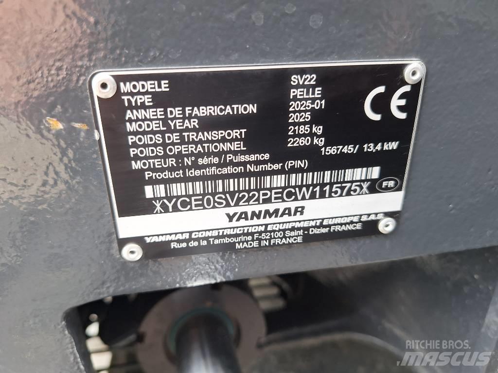 Yanmar SV 22 Mini excavadoras < 7t