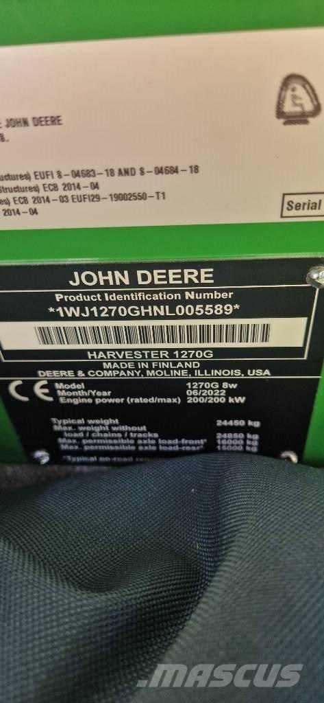 John Deere 1270 G Cosechadoras