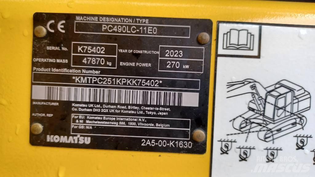 Komatsu PC 490 LC-11 Excavadoras de cadenas