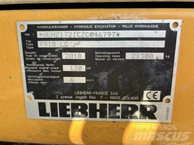 Liebherr R918 LC Excavadoras de cadenas