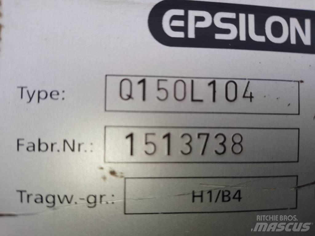 Epsilon Q 150 L104 Grúas para madera