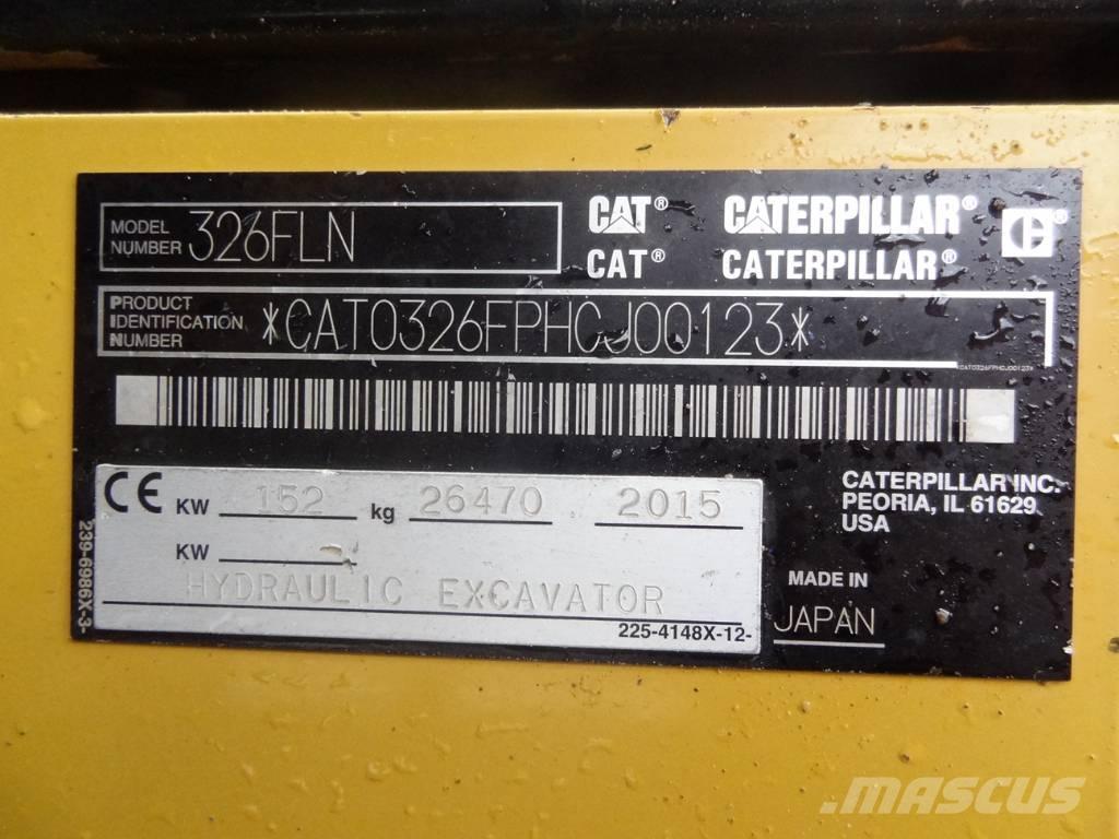 CAT 326 F Excavadoras de cadenas