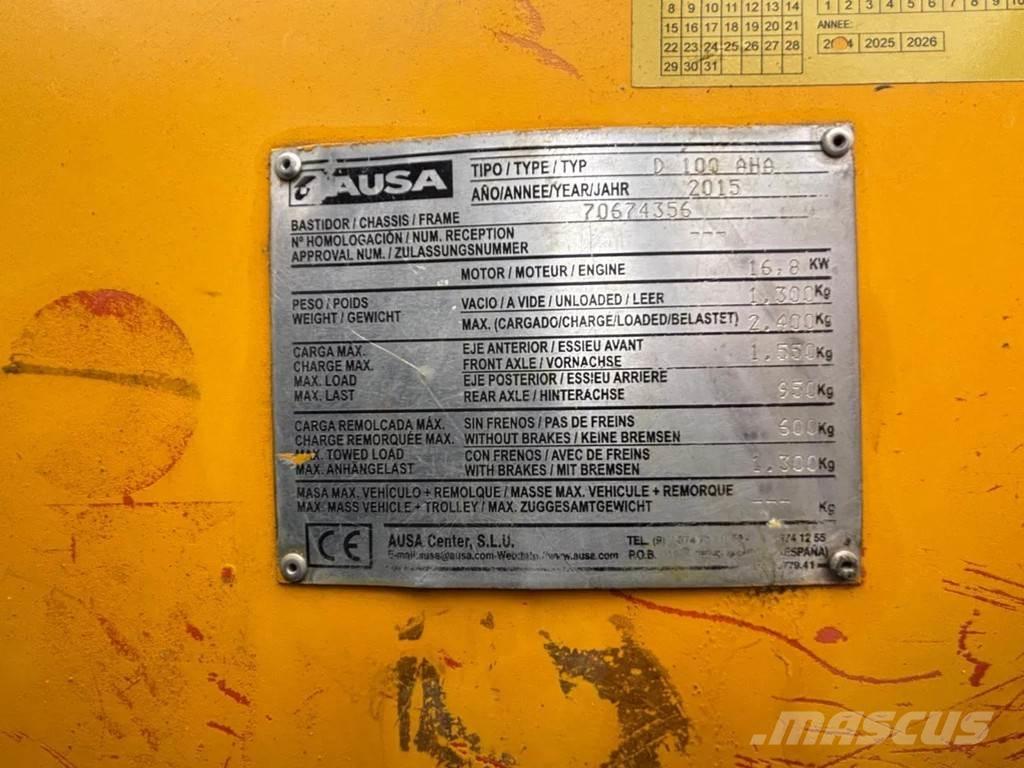 Ausa D 100 AHA Dúmpers articulados