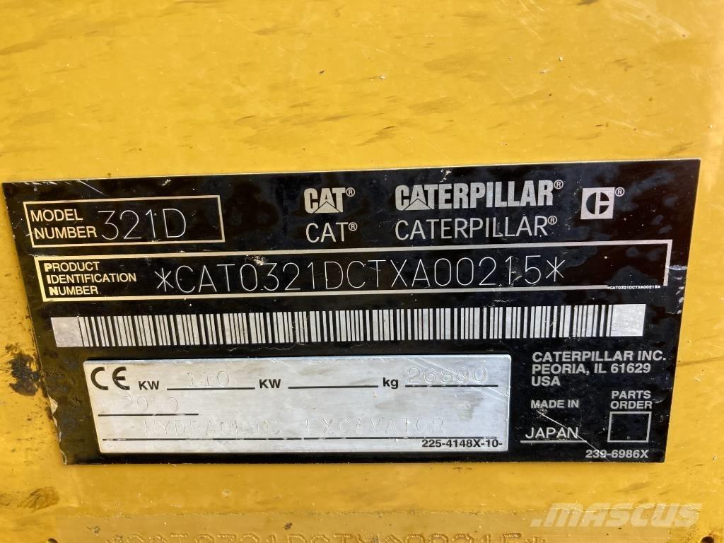 CAT 321 D Excavadoras de cadenas