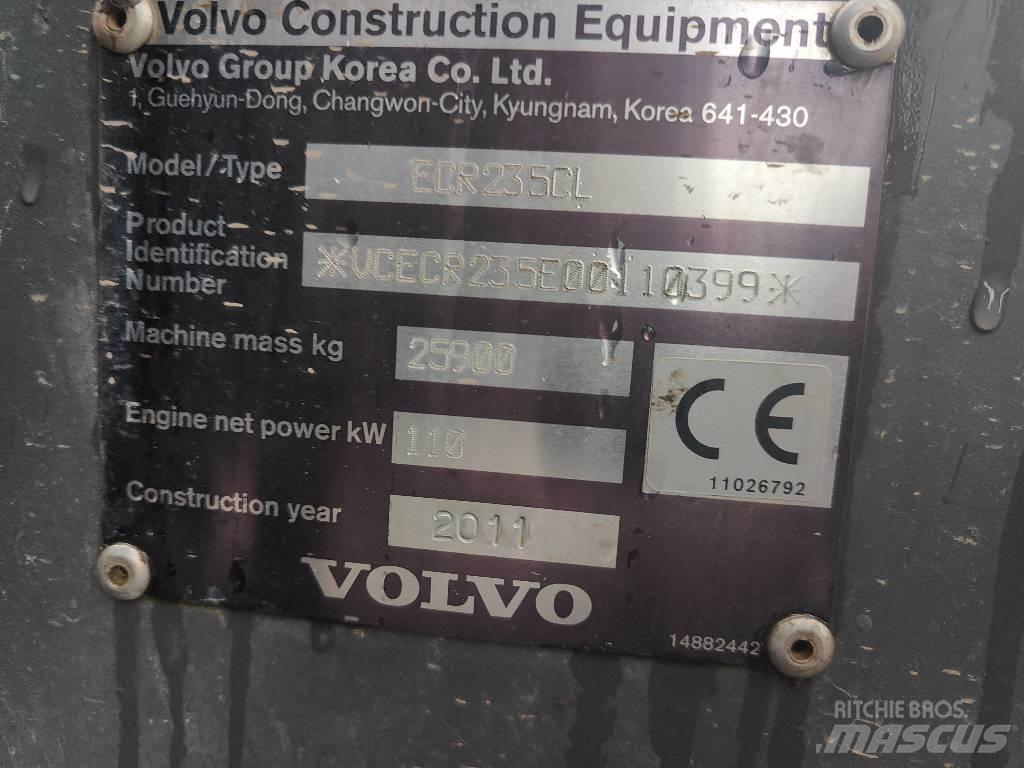 Volvo ECR 235 C L Excavadoras de cadenas