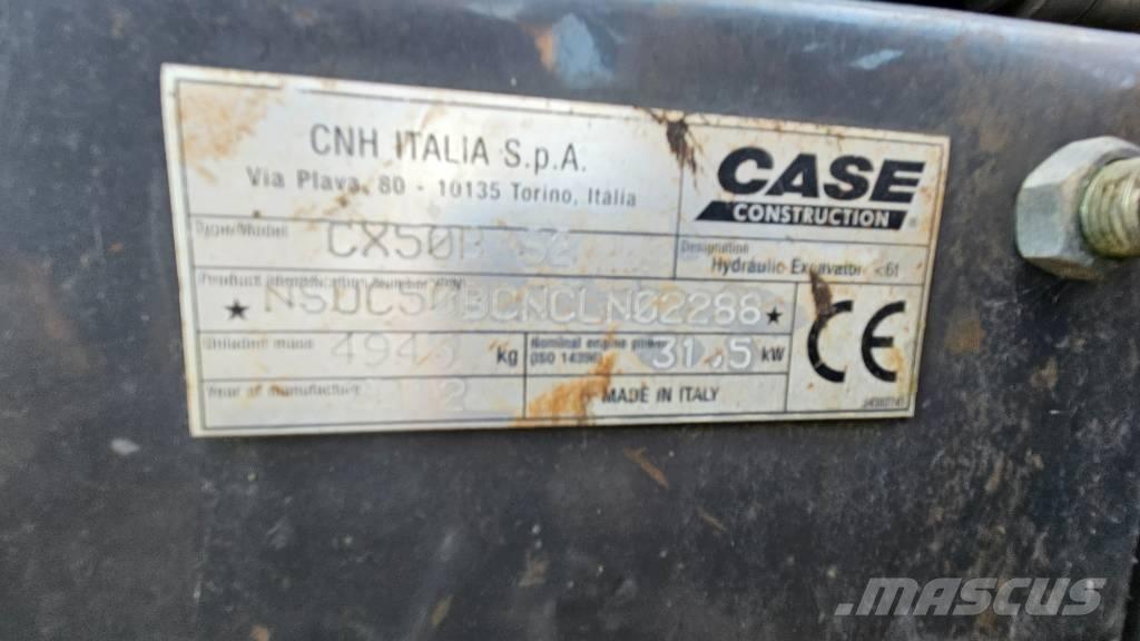 CASE CX50B Mini excavadoras < 7t