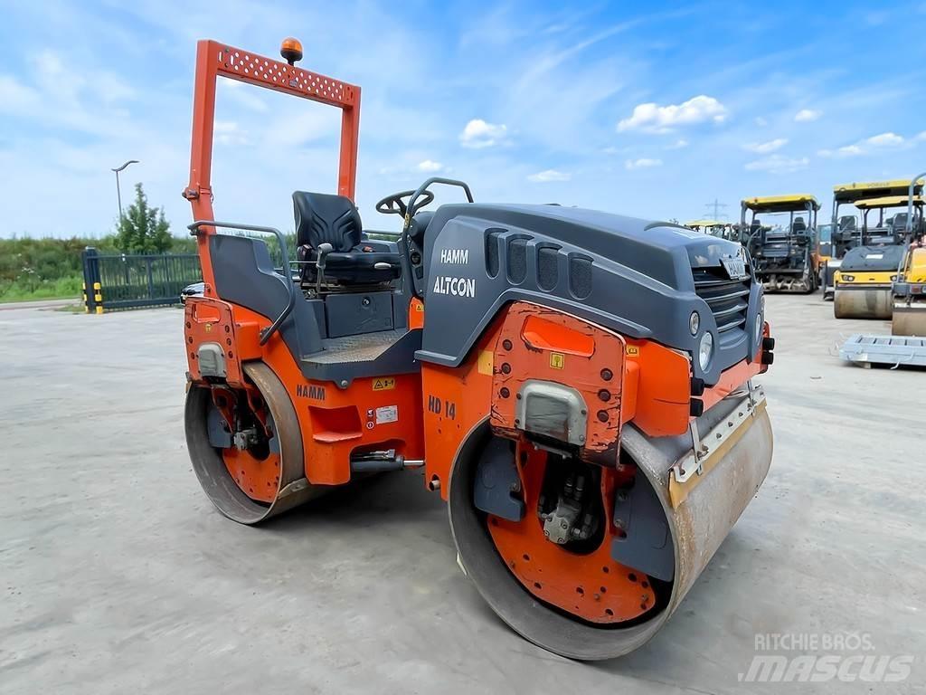 Hamm HD 14 VV Rodillos de doble tambor
