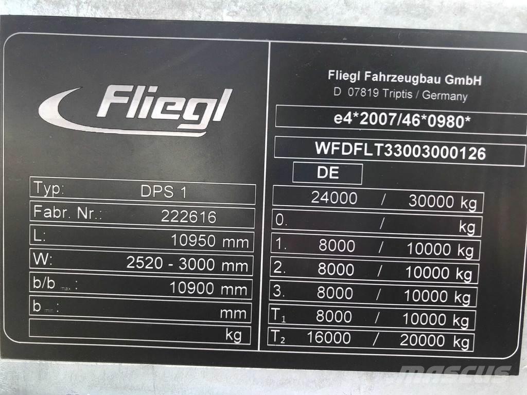 Fliegl DTS-S 300 Góndola de cama rebajada