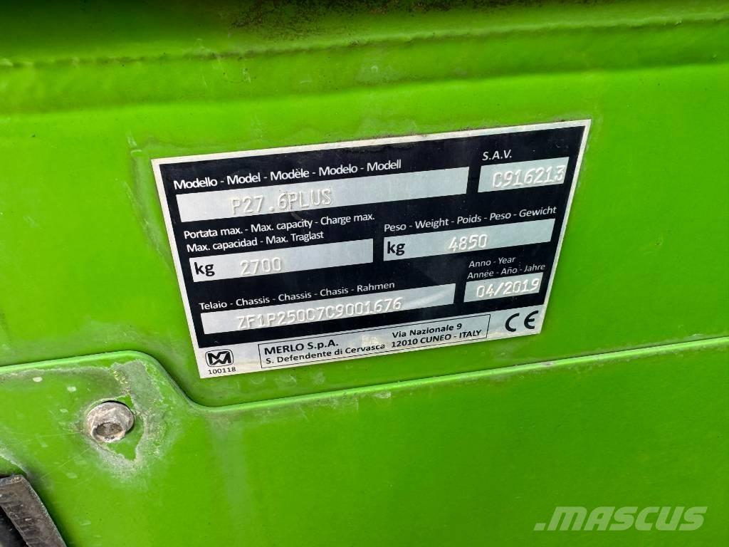 Merlo P27.6 Plus Carretillas telescópicas