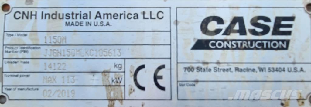 CASE 1150 M Cadenas, orugas y chasis