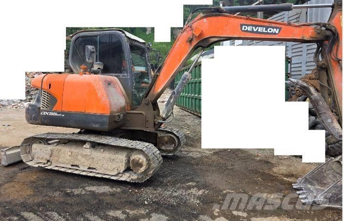 Doosan DX55 Mini excavadoras < 7t