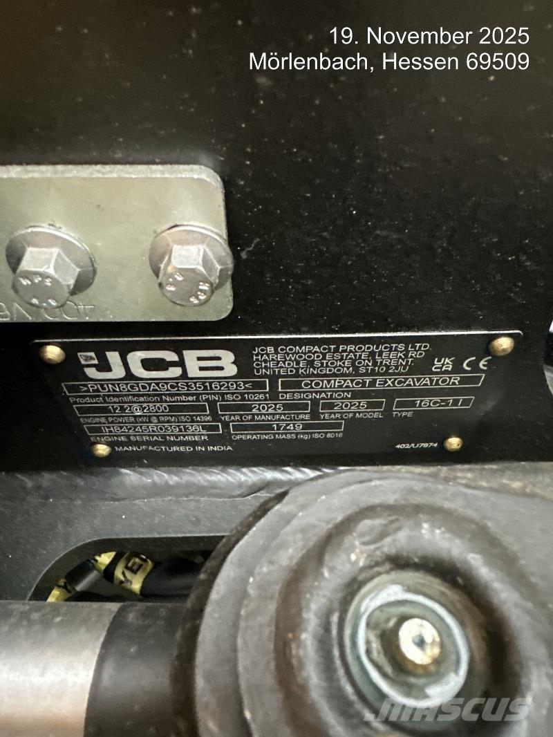 JCB 16C-1 Mini excavadoras < 7t