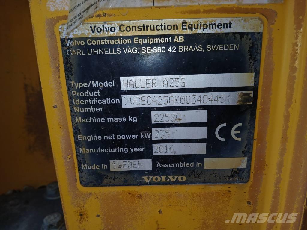 Volvo A 25 G Dúmpers articulados
